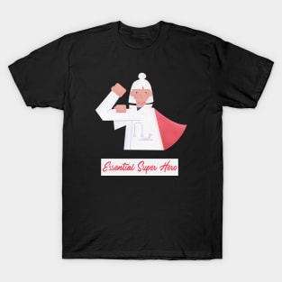 Essential Worker Superhero Nurse T-Shirt